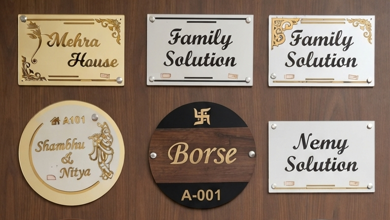 Custom Acrylic Nameplates